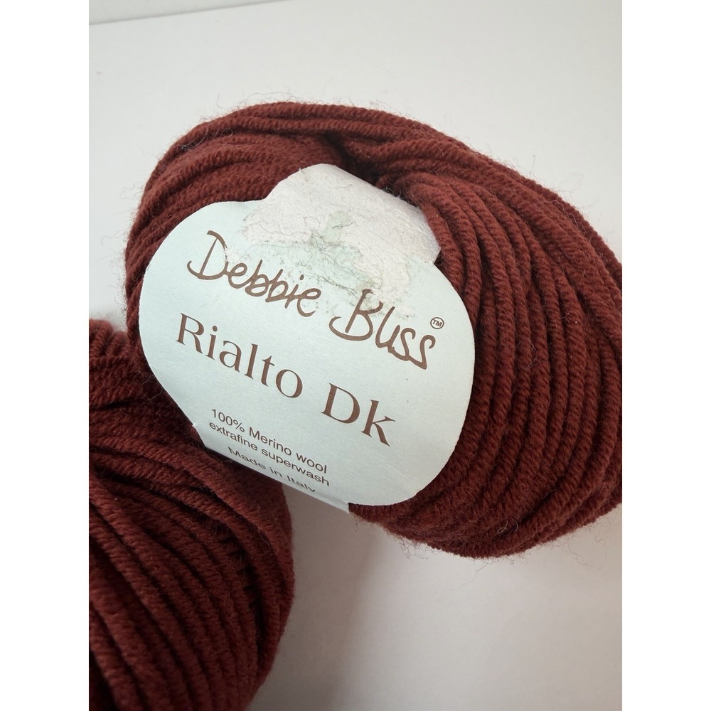 Debbie Bliss Rialto DK 100% Superwash Extrafine Merino Wool Yarn Lot of 2 - Picture 3 of 5